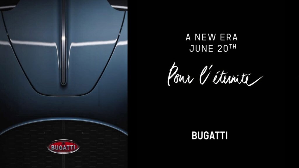 Bugatti’s New V16 Hybrid Hypercar Debuts June 20