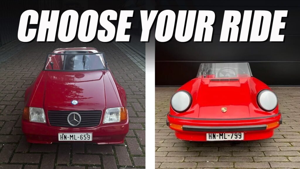 Teach Them Young: Kid-Sized Mercedes SL And Porsche 911 Are Aimed At Young Enthusiasts